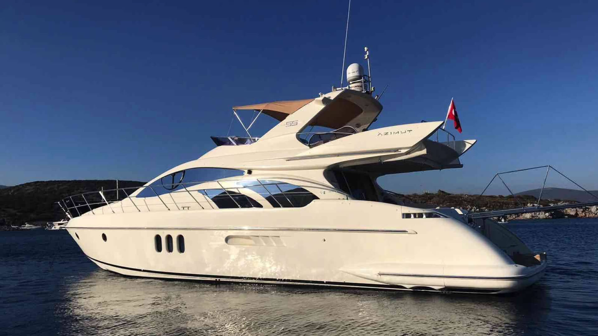 Bodrum Delux Motoryat Azimut 55 - 3 Kabin 17 Metre