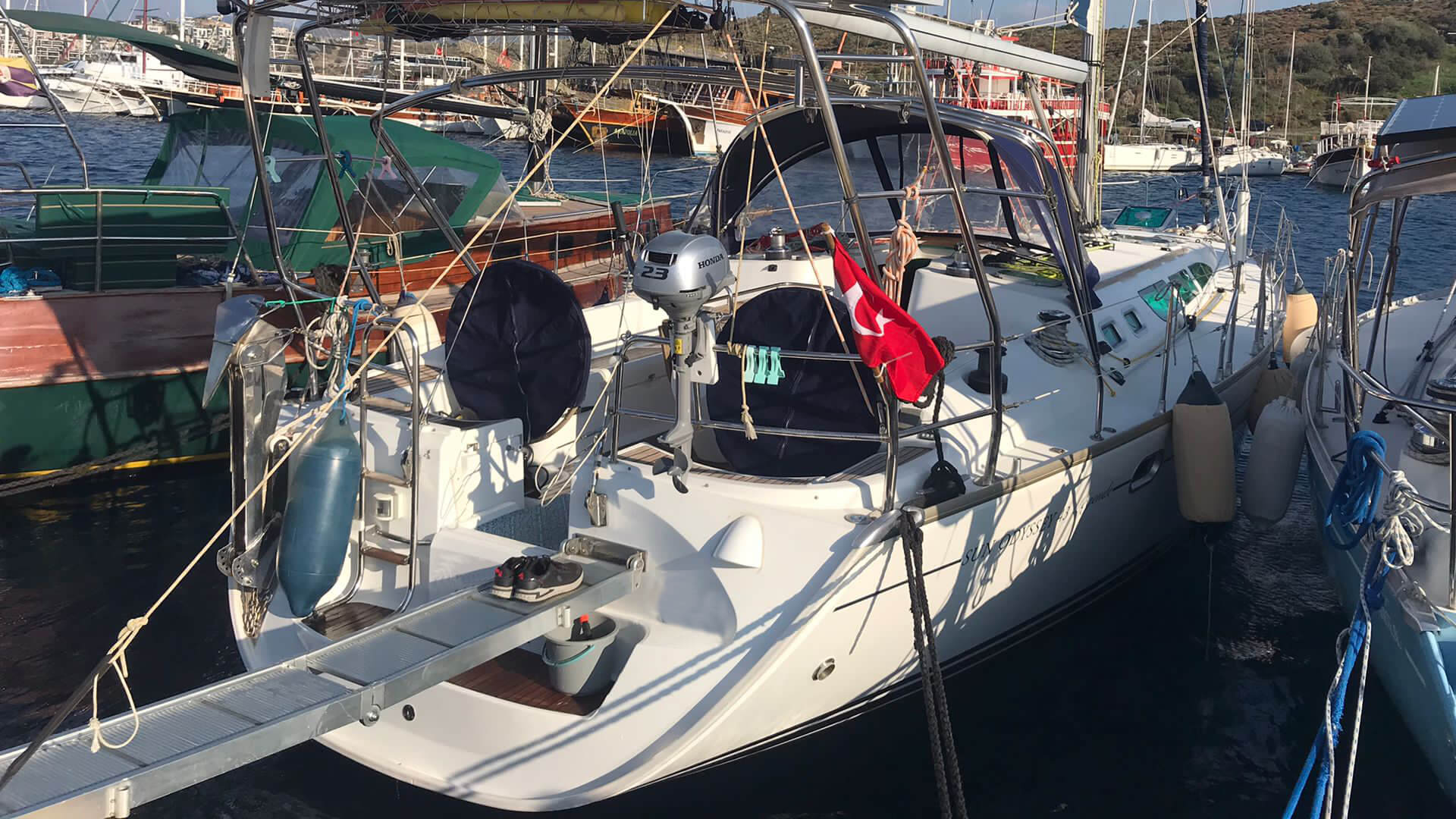 Bodrum Lux Yelkenli Jeanneau Sun Odyssey 43 - 3 Kabin 13 Metre
