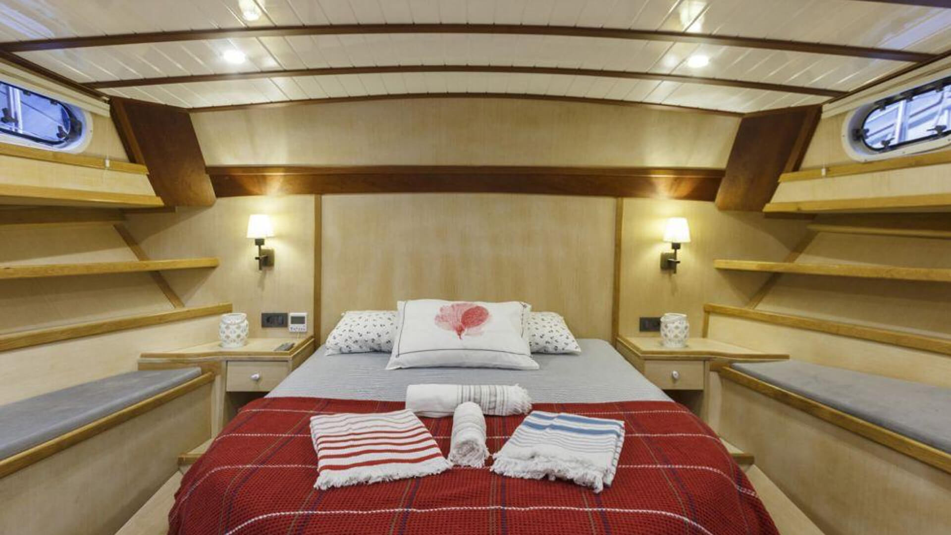 Bodrum Mavi Yolculuk Tekne Tatili 4 Kabin 18 Metre