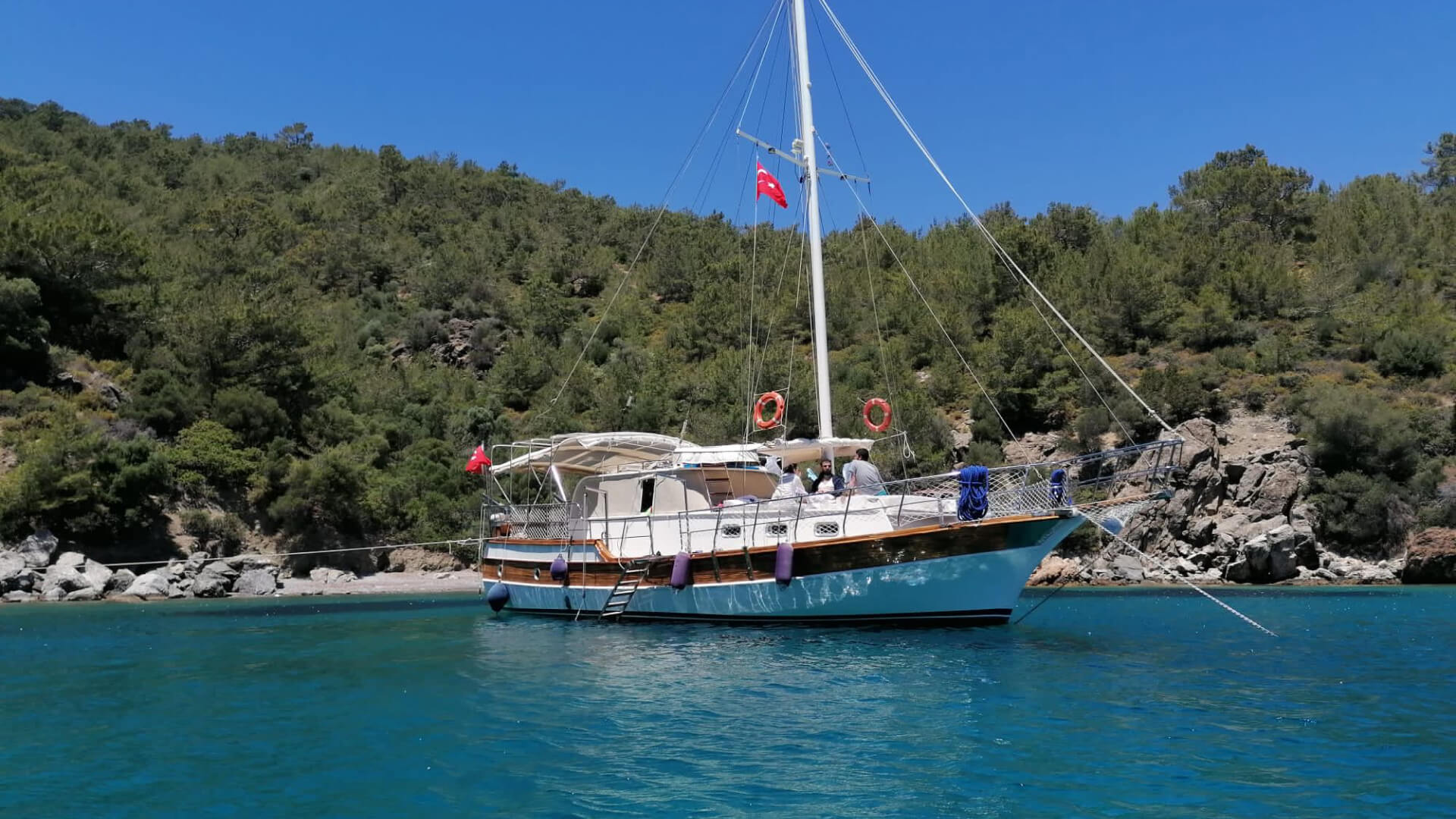 Datça Gulet Kiralama 2 Kabin 15 Metre