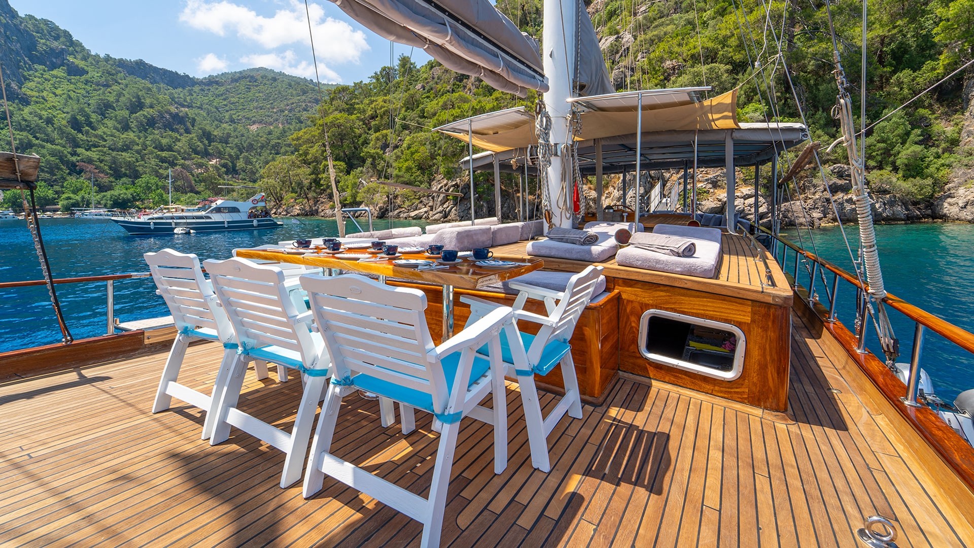 Fethiye Yelkenli Gulet Kiralama 3 Kabin 20 Metre