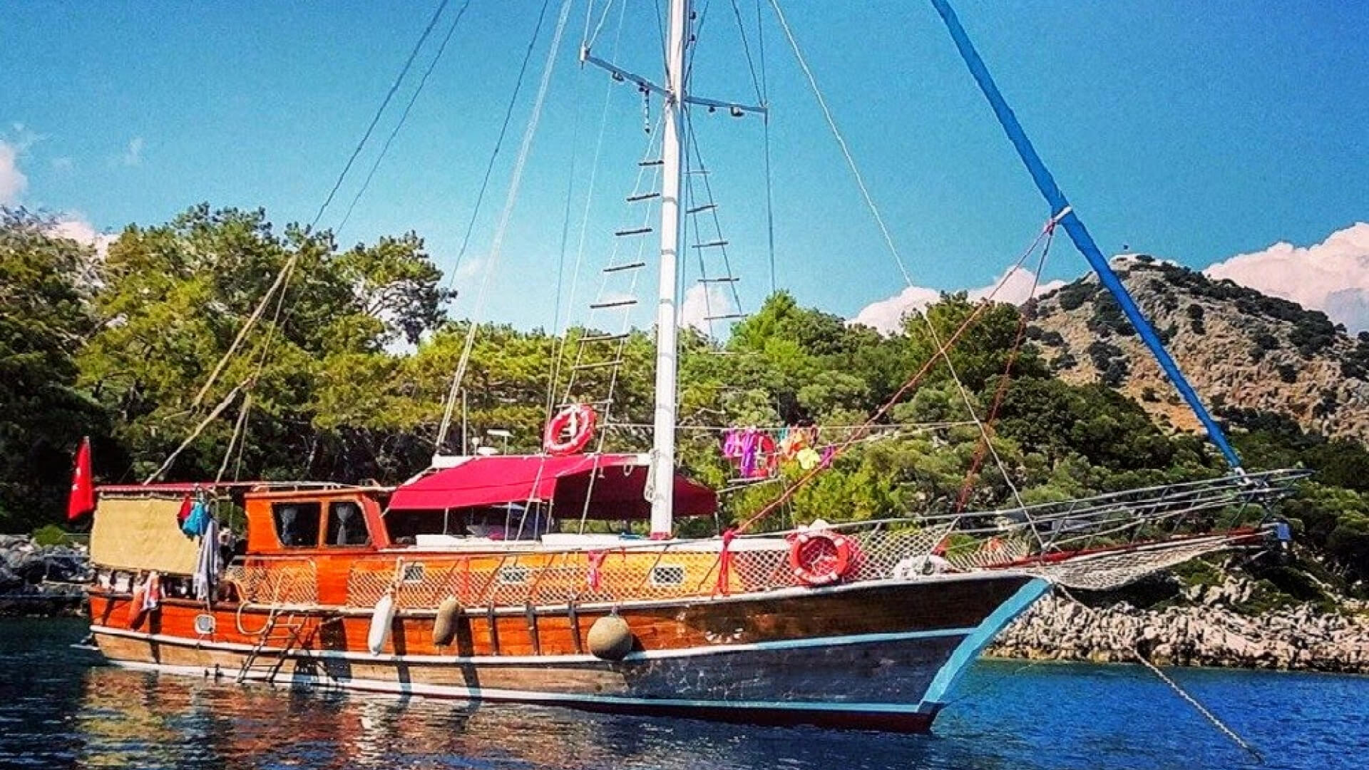 Göcek Lux Gulet 3 kabin 15 Metre