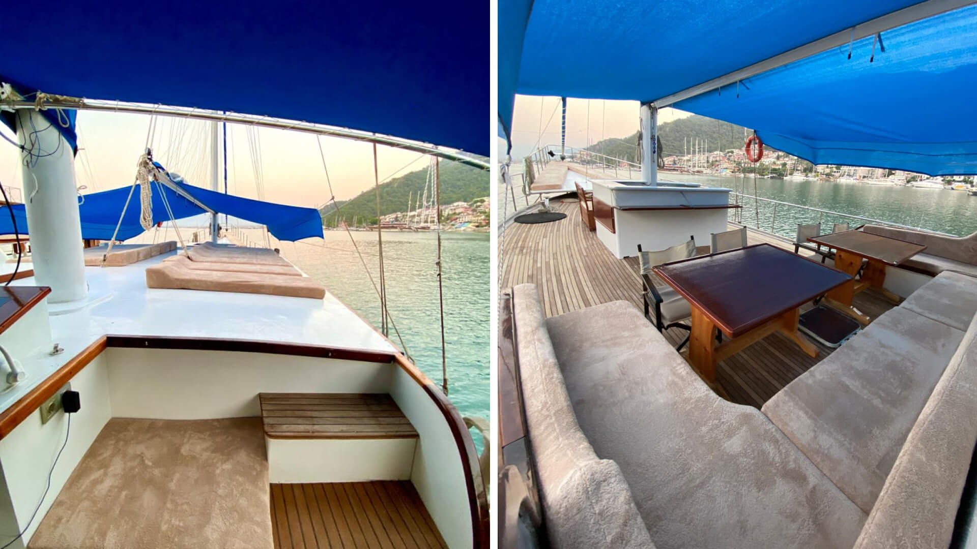 Göcek Lux Konaklamalı Gulet  6 Kabin 24 Metre Mavi Tur
