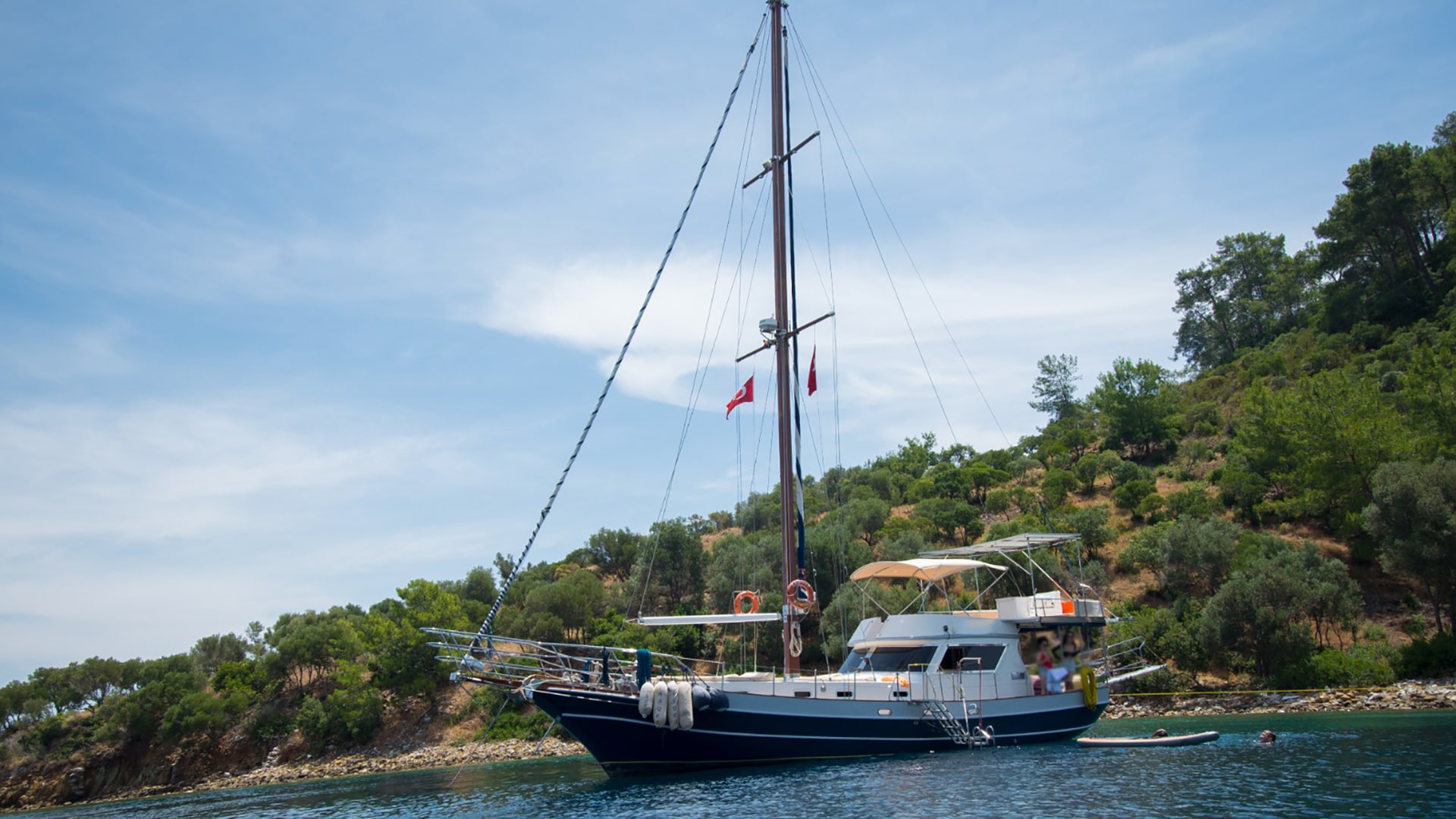 Göcek Mavi Tur Lux Gulet  3 Kabin 18 Metre