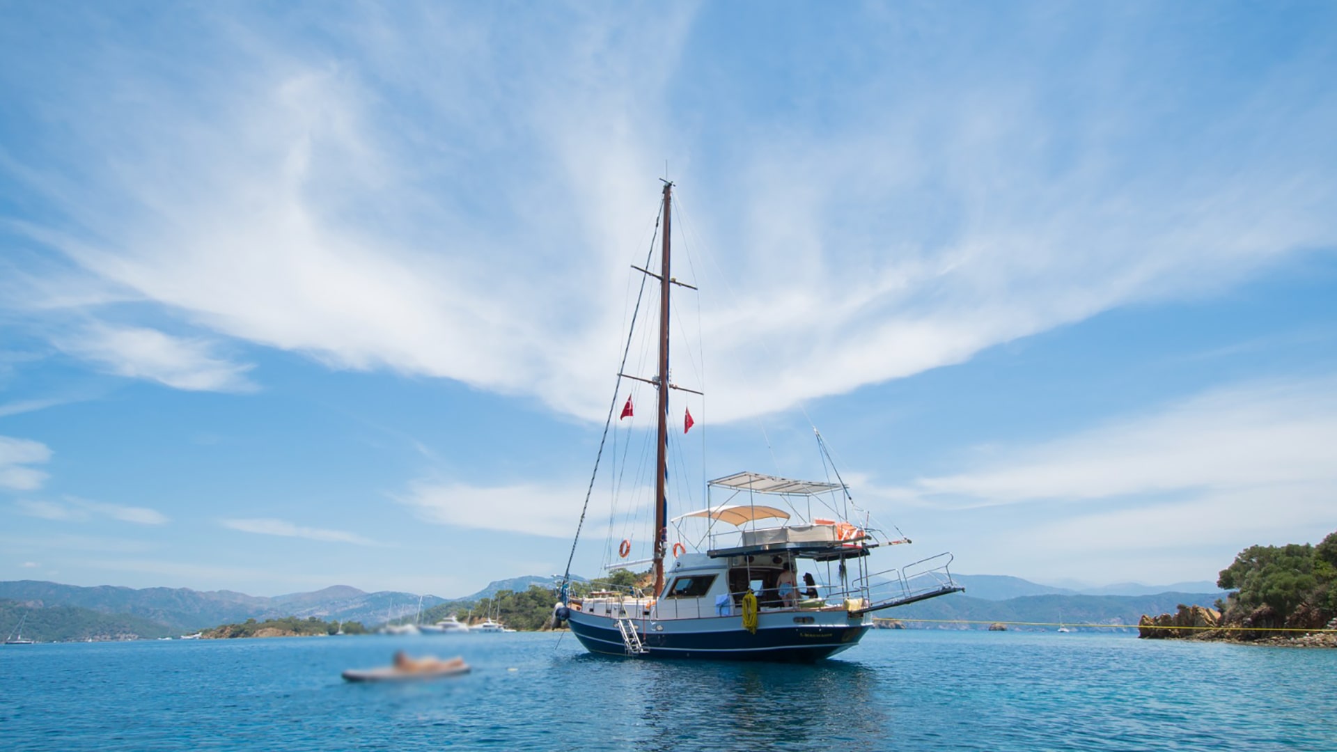 Göcek Mavi Tur Lux Gulet  3 Kabin 18 Metre