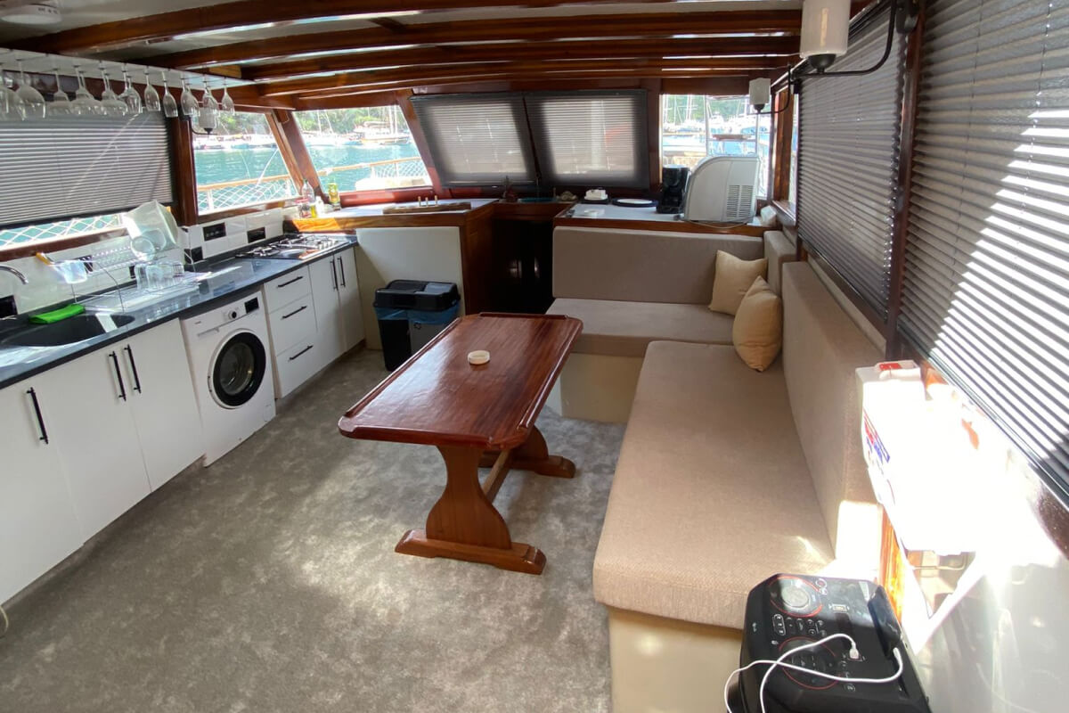 Göcek Lux Klimalı Kiralık Gulet 4 Kabin 20 Metre