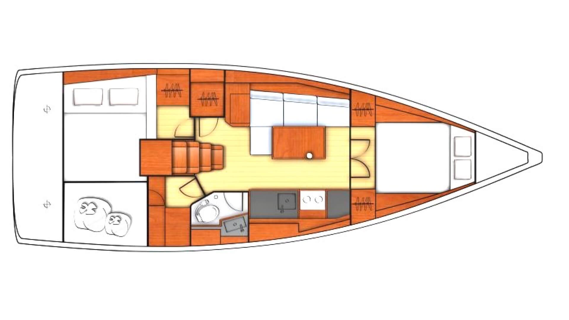 Kiralık Beneteau Oceanis 38 İle Şimdi Mutluluğa Yelken Açın!